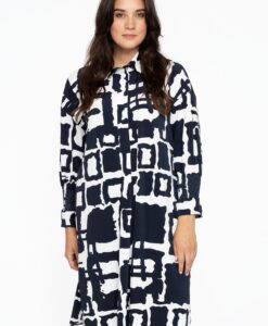 Yoek Tuniek met gesmokte details | Blauw | Maat 42/44