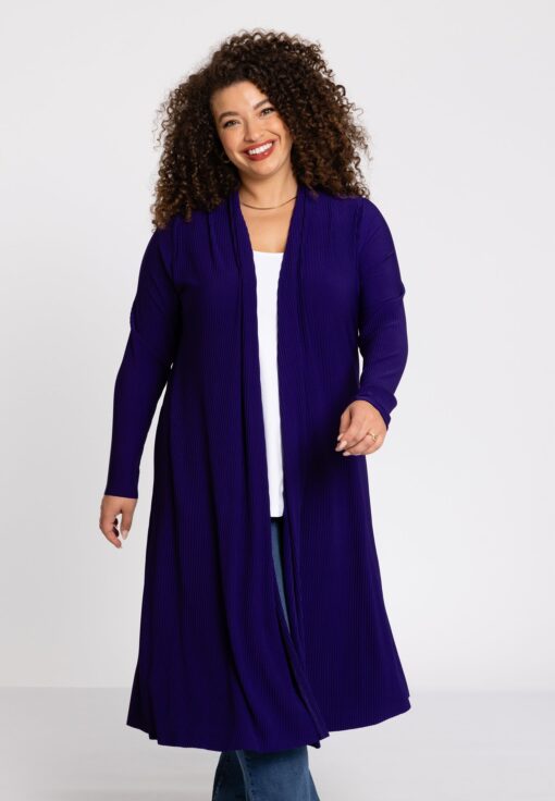 Yoek Vest PLISSE | Paars | Maat 38/40