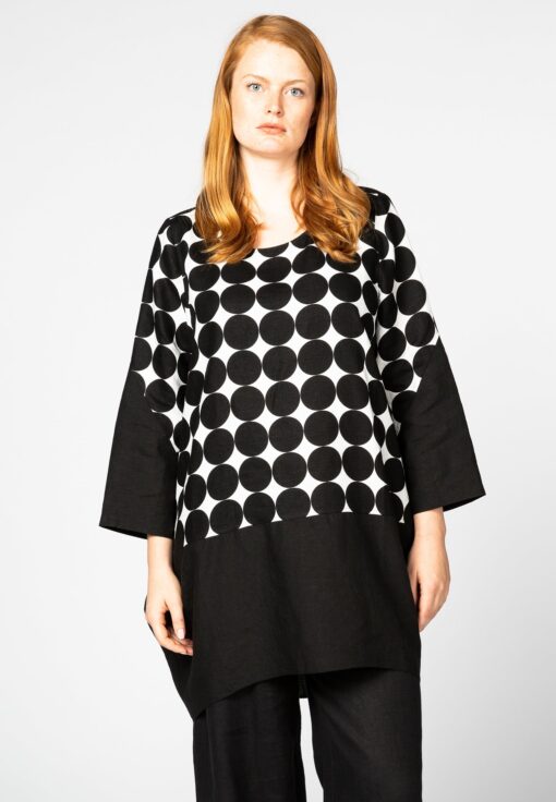 Yoek Tuniek CIRCLE | Zwart | Maat 54/56