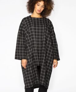 Yoek Kimono CUBE long | Zwart | Maat 54/56