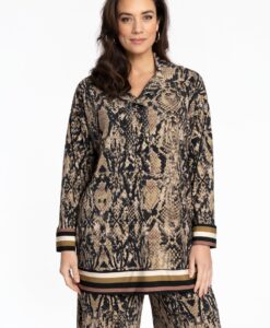 Yoek Tuniek met kraag | Bruin | Maat 54/56