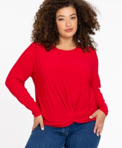 Yoek Tuniek geknoopte onderkant | Rood | Maat 54/56