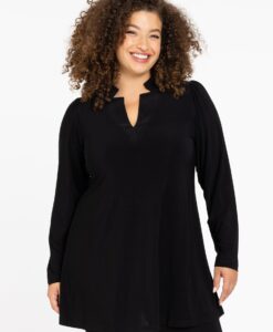 Yoek Tuniek V-hals | Zwart | Maat 54/56