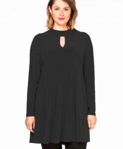 Yoek Tuniek wide bot cut-out | Zwart | Maat XXL