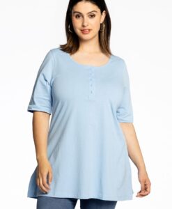 Yoek Tuniek flare fit | Licht Blauw | Maat 50/52