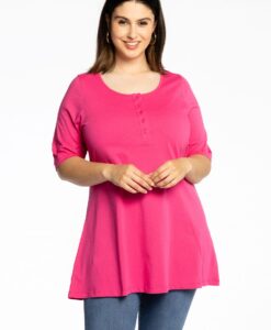 Yoek Tuniek flare fit | Roze | Maat 58/60