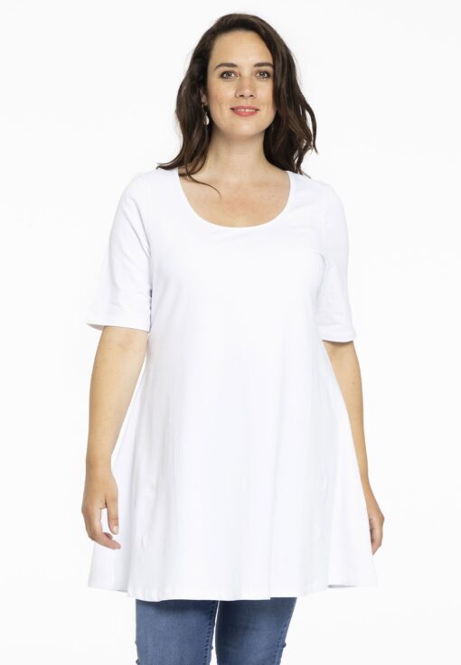 Yoek Tuniek wide bottom | Wit | Maat 54/56