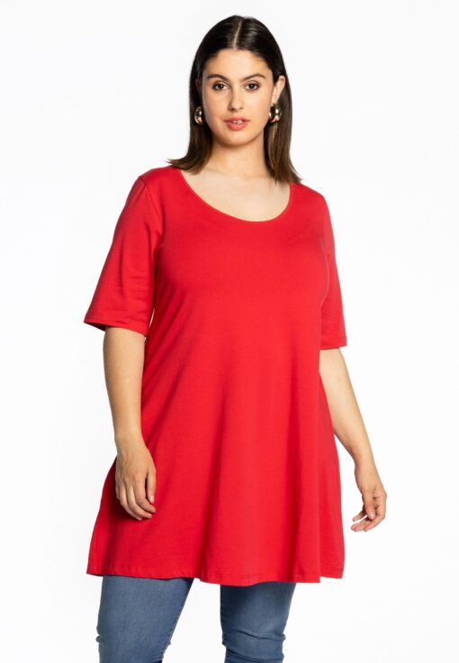 Yoek Tuniek wide bottom | Rood | Maat 58/60