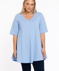 Yoek Tuniek Swing korte mouw | Licht Blauw | Maat 58/60
