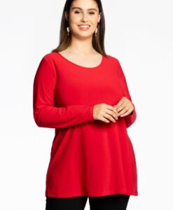 Yoek Tuniek wide bottom | Rood | Maat 58/60