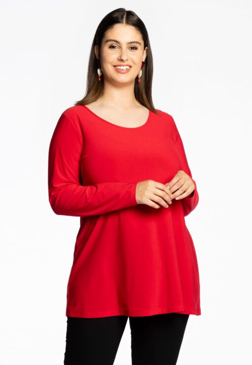 Yoek Tuniek wide bottom | Rood | Maat 38/40