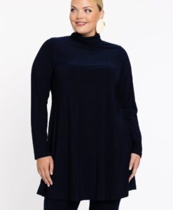 Yoek Tuniek met col wide bottom | Blauw | Maat 58/60