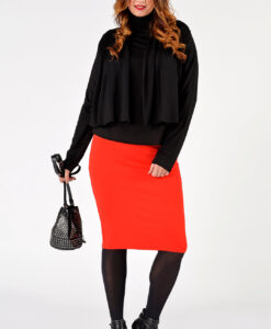 Yoek Shirt col | Zwart | Maat 58/60