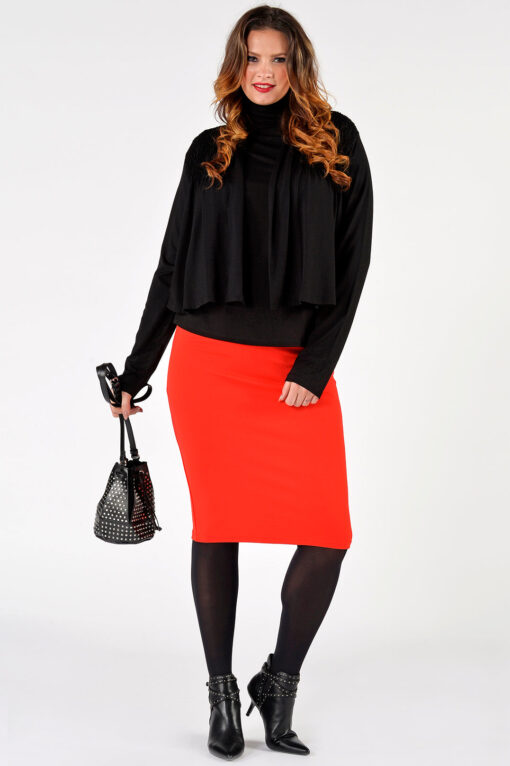 Yoek Shirt col | Zwart | Maat 58/60