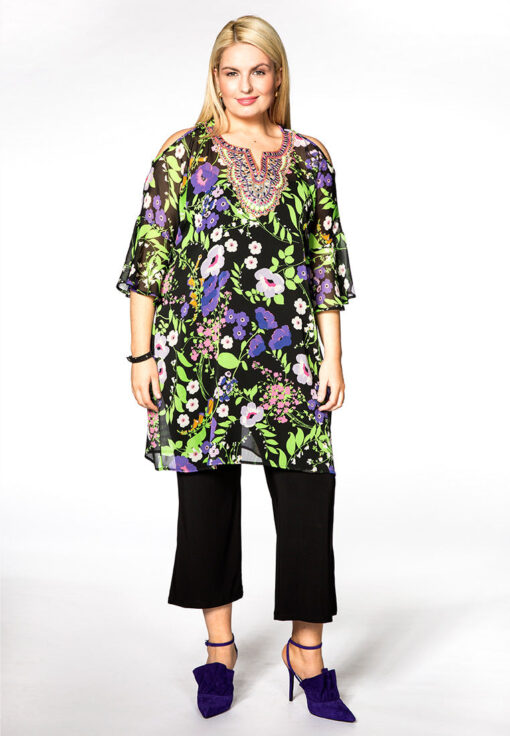 Yoek Broek splitten | Zwart | Maat 38/40