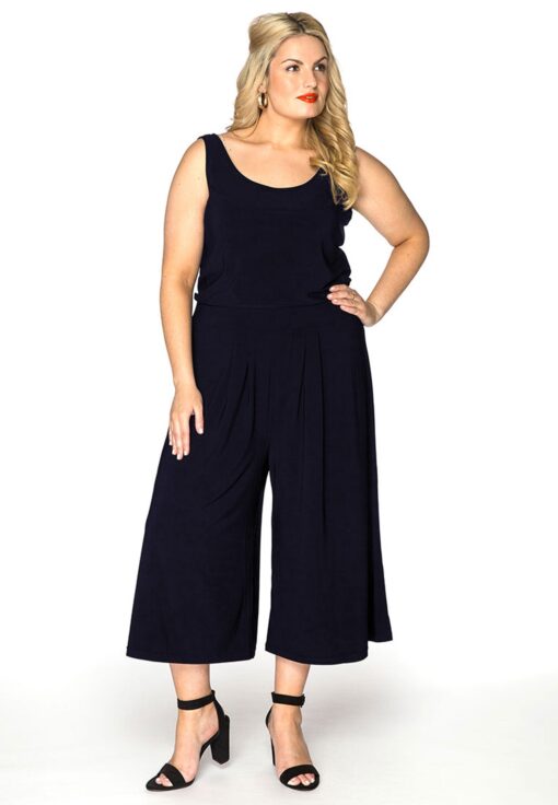 Yoek Culottes | Blauw | Maat 38/40