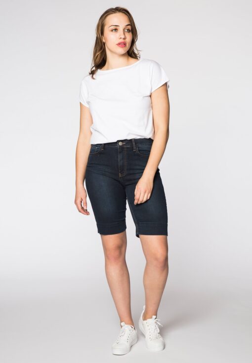Yoek Jeans bermuda | Donker Blauw | Maat 50