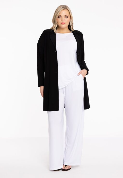 Yoek Extra wijde broek | Wit | Maat 50/52