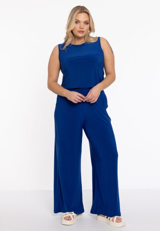 Yoek Extra wijde broek | Indigo | Maat 54/56
