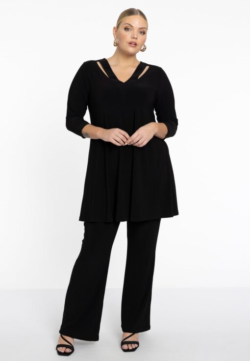 Yoek Broek bootleg | Zwart | Maat 54/56