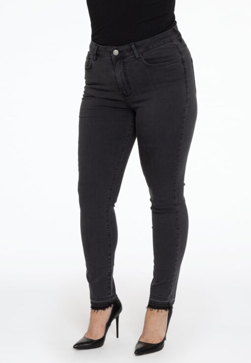 Yoek Ripped bottom jeans | Grijs | Maat 52