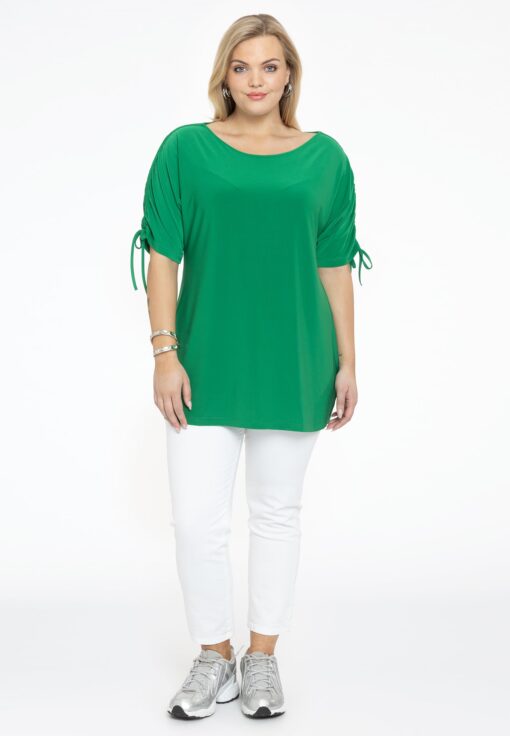 Yoek Jeans met rits | Wit | Maat 52