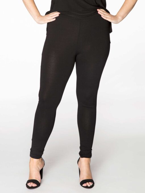 Yoek Legging long | Zwart | Maat 50/52