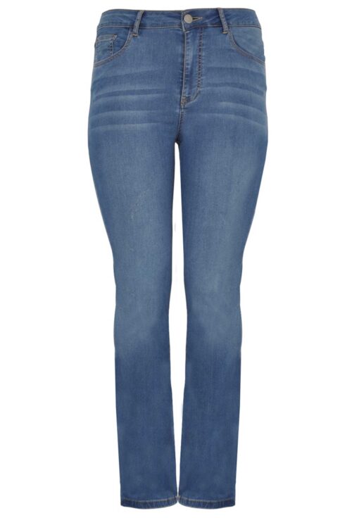 Yoek Jeans met rechte pijp | Indigo | Maat 56
