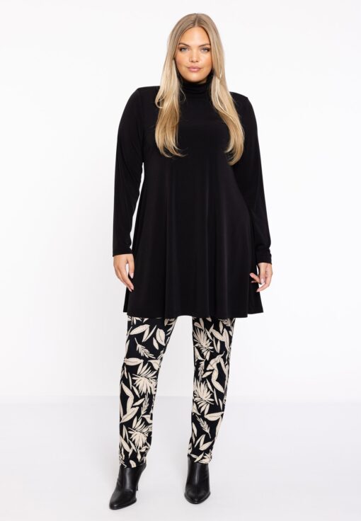 Yoek Slim-fit Pantalon NORALY | Zwart | Maat 58/60