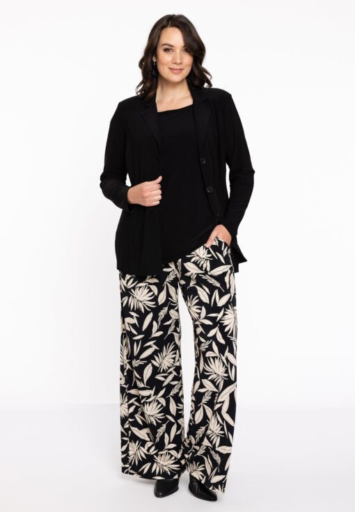 Yoek Broek wijd NORALY | Zwart | Maat 58/60