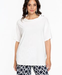 Yoek Tuniek met boothals | Beige | Maat 50/52