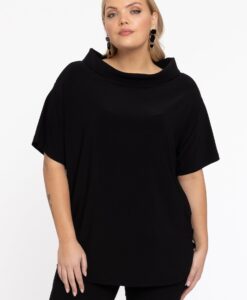 Yoek Tuniek met boothals | Zwart | Maat 54/56