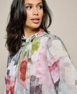 Irina Print Blouse Grijs / Multi