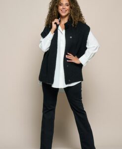Isra Vest Zwart Maxi