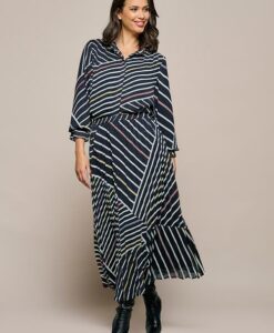 Norita Print Rok Zwart / Multi