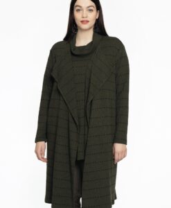 Yoek Cardigan TRICOT | Groen | Maat 54/56
