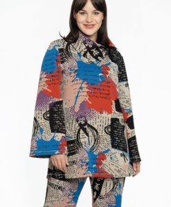 Yoek Tuniek a-symmetrische kraag DIARY | Beige | Maat 58/60