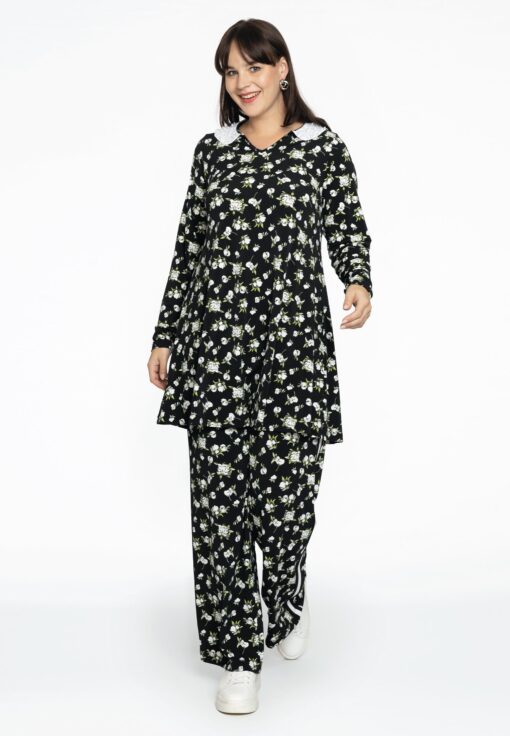 Yoek Pantalon ALBA | Zwart | Maat 50/52