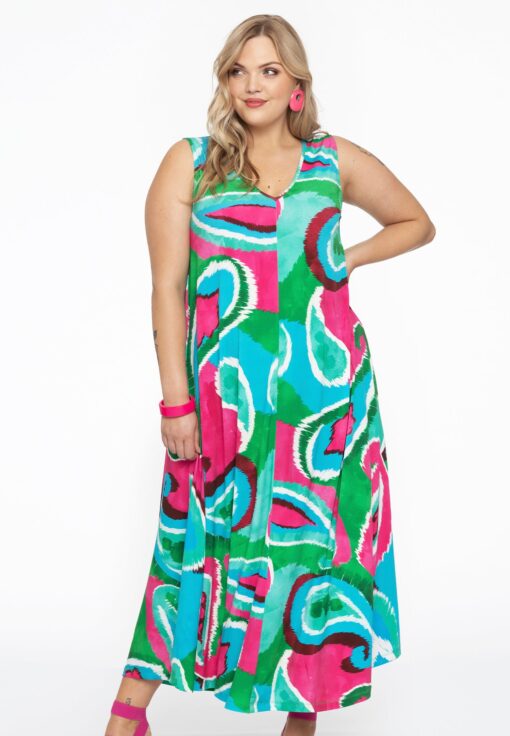 Yoek Jurk swing | Groen | Maat 58/60