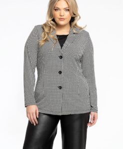 Yoek Korte blazer | Zwart | Maat 38/40