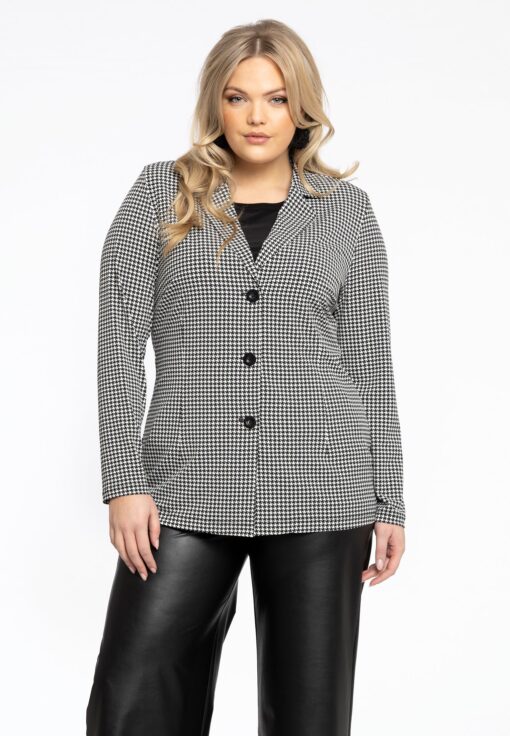 Yoek Korte blazer | Zwart | Maat 38/40