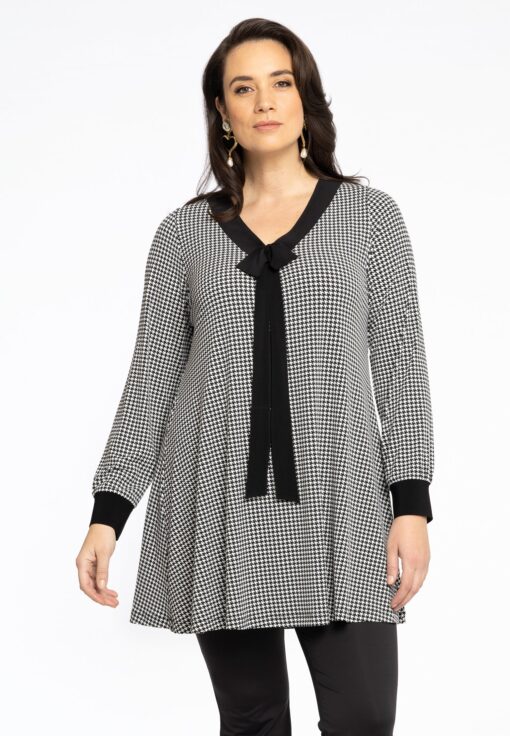 Yoek Tuniek wide bottom | Zwart | Maat 38/40