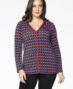 Yoek Shirt GRAPHIC relax fit | Multi | Maat 58/60