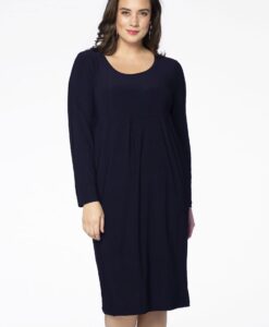Yoek Jurk met zakken | Blauw | Maat 58/60
