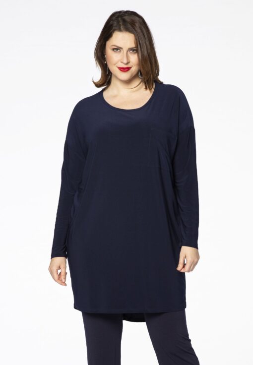Yoek Tuniek met borstzakje | Blauw | Maat 58/60