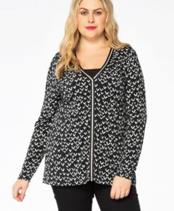 Yoek Shirt relax VENCE | Zwart | Maat 58/60