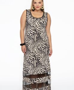 Yoek Jurk lang SAFARI | Wit | Maat 54/56