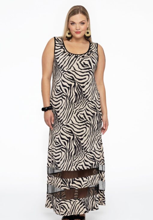 Yoek Jurk lang SAFARI | Wit | Maat 54/56