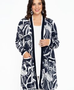 Yoek Cardigan SKETCH | Blauw | Maat 46/48