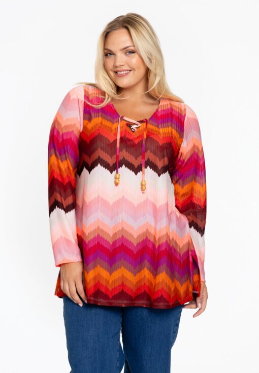 Yoek Tuniek ajour PINKY | Roze | Maat 38/40